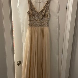 BHLDN beaded gown size 2